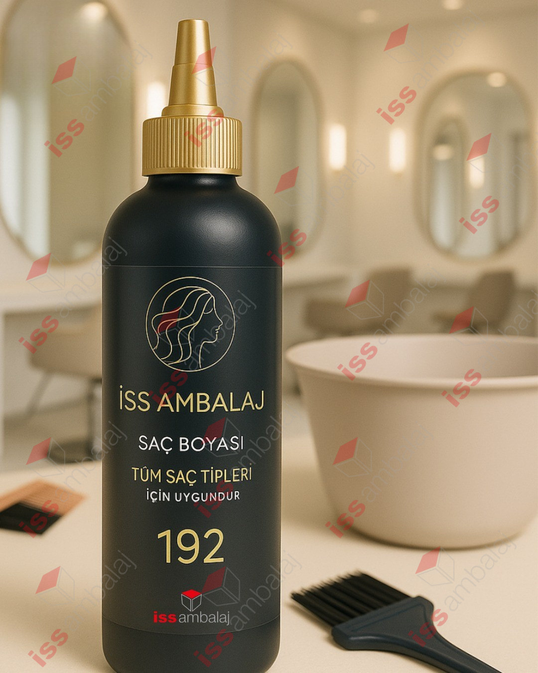 Saç Boyası Etiketi